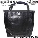 WASABI Originals �掠�� �ȡ��ȥХå� ��� ��ǥ����� �ɿ�Хå� PVC�Хå� �����ȥɥ��Хå� �ӡ����Хå� ����åԥ󥰥Хå� TERP TOTE BAG BLACK��������Ź������