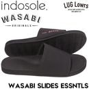 indosole ����ɥ����� WASABI Originals �掠�� ����ܥ������ ��� ��ǥ����� ���饤�ɥ������ ����������� �ꥵ�����륿���䥽���� WASABI SLIDES ESSNTLS BLACK ��������Ź������