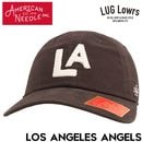 AMERICAN NEEDLE ����ꥫ��ˡ��ɥ� ����å� ��� ��ǥ����� �١����ܡ��륭��å� 6�ѥͥ륭��å� �ɽ�����å� LOS ANGELES ANGELS SMU714A-LAA BLACK ��������Ź������