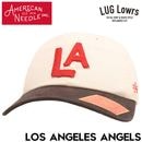 AMERICAN NEEDLE ����ꥫ��ˡ��ɥ� ����å� ��� ��ǥ����� �١����ܡ��륭��å� 6�ѥͥ륭��å� �ɽ�����å� LOS ANGELES ANGELS SMU714A-LAA IVORY/BLACK ��������Ź������