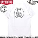 UPPERCUT DELUXE ���åѡ����åȥǥ�å��� T����� ��� ȾµT����� ����ե��å�T����� �Хå��ץ��� Cycle Zombies �������륾��ӡ��� ����� T-SHIRT WHITE ��������Ź������