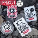 UPPERCUT DELUXE ���åѡ����åȥǥ�å��� CYCLE ZOMBIES �������륾��ӡ��� ����ܥ��ƥå��� 4�祻�å� �ե���ॳ���� ���ꥳ��� Film Coat Sticker Set ��������Ź������