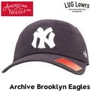 AMERICAN NEEDLE ����ꥫ��ˡ��ɥ� ����å� ��� ��ǥ����� �١����ܡ��륭��å� 6�ѥͥ륭��å� �ɽ�����å� �˥����꡼�� Archive Brooklyn Eagles SMU694B-BEAG NAVY ��������Ź������