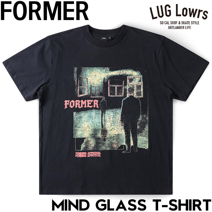 FORMER �ե����ޡ� T����� ��� ȾµT����� ����ե��å�T����� ���åȥ�T����� MIND GLASS T-SHIRT FTE-26301 BLACK 26FW ��������Ź������