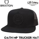 BRIXTON �֥ꥯ���ȥ� ��å��奭��å� ��� ��ǥ����� �ȥ�å�������å� OATH MP TRUCKER HAT ���ʥåץХå� ˹�� 11627 BBBLK 26FW ��������Ź������