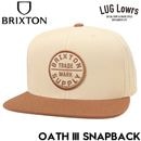 BRIXTON �֥ꥯ���ȥ� ����å� ��� ��ǥ����� ���ʥåץХå�����å� 6�ѥͥ륭��å� �ե�åȥХ����� �ѥå�����å� OATH III SNAPBACK 10777 KHKCR 26FW ��������Ź������