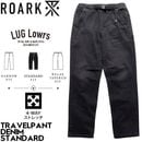 ROARK �������� �ǥ˥�ѥ�� ��� ���������ѥ�� 4WAY���ȥ�å� �����å���ǥ˥� �ơ��ѡ��� TRAVEL PANT DENIM STANDARD BLACK RPJ1250-BLK 26FW ��������Ź������