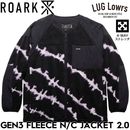 ROARK �������� �ե꡼�����㥱�å� ��� �Ρ����顼 4WAY���ȥ�å� CORDURA GEN3 FLEECE N/C JACKET 2.0 BLACK HAZE SHIBORI RJJ1261-BHS 26FW ��������Ź������