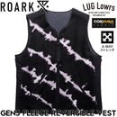 ROARK �������� �ե꡼���٥��� ��� ��С����֥� 4WAY���ȥ�å� CORDURA GEN3 FLEECE REVERSIBLE VEST BLACK HAZE SHIBORI RJJ1260-BHS 26FW ��������Ź������
