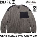 ROARK �������� �ե꡼�� ��� �ץ륪���С� ���롼�ͥå� 4WAY���ȥ�å� CORDURA GEN3 FLEECE P/O CREW 2.0 FATIGUE RJJ1262-FTG 26FW ��������Ź������