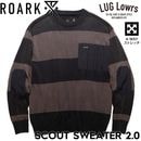 ROARK �������� ���åȥ󥻡����� ��� �ܡ����� ���롼�ͥå� 4WAY���ȥ�å� CORDURA SCOUT SWEATER 2.0 CHARCOAL RKJ1250-CCL 26FW ��������Ź������