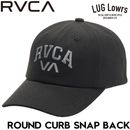 RVCA �롼�� ����å� ��� ���ʥåץХå�����å� �����֥Х����� ��������å� ROUND CURB SNAP BACK BLACK BG042900 26FW ��������Ź������