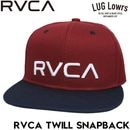RVCA �롼�� ����å� ��� ���ʥåץХå�����å� �����ɽ� RVCA TWILL SNAPBACK II RED BG042907 26FW ��������Ź������