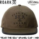 ROARK �������� ����å� ��� 6�ѥͥ륭��å� ˹�� �ɽ� �Хå����ƥ� ��FEAR THE SEA�� 6PANEL CAP MID BLACK RHJ1252-ARM 26FW ��������Ź������
