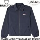 BRIXTON �֥ꥯ���ȥ� ���㥱�å� ��� ���åץ��㥱�å� ���졼�����㥱�å� TRADEMARK LW GARAGE ZIP JACKET WASHED NAVY �����å���ɥͥ��ӡ� 03500 26FW ��������Ź������