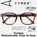 TYMER �����ޡ� ���󥰥饹 ��� ��ǥ����� Ĵ�����󥰥饹 ���ݡ��ĥ��󥰥饹 �������ȥ� HARDY2 �ϡ��ǥ�2 Tortoise/Photochromic Clear to Grey �ȡ��ȥ���/�ե��ȥ����ߥå����ꥢto���졼��� TY107-MTT-PCGY 26FW ��������Ź������
