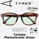 TYMER �����ޡ� ���󥰥饹 ��� ��ǥ����� Ĵ�����󥰥饹 ���ݡ��ĥ��󥰥饹 �������ȥ� HARDY2 �ϡ��ǥ�2 Tortoise/Photochromic Green �ȡ��ȥ���/�ե��ȥ����ߥå����꡼���� TY107-MTT-PGR 26FW ��������Ź������