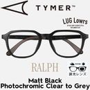 TYMER �����ޡ� ���󥰥饹 ��� ��ǥ����� Ĵ�����󥰥饹 ���ݡ��ĥ��󥰥饹 ���������� RALPH ���� Matt Black/Photochromic Clear to Grey �ޥåȥ֥�å�/�ե��ȥ����ߥå����ꥢto���졼��� TY106-MBK-PCGY 26FW ��������Ź������
