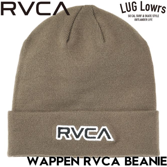 RVCA ルーカ WAPPEN RVCA BEANIE ビーニー メンズ ニット帽 ロゴ