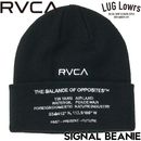 RVCA �롼�� �ӡ��ˡ� ��� �˥å�˹ ��å�����å� ����ե��å��ץ��� SIGNAL BEANIE BLK �֥�å� BG042905 26FW ��������Ź������