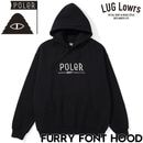 POLeR �ݡ��顼 �ѡ����� ��� ��ǥ����� �ץ륪���С��ѡ����� �ա��ǥ� ΢���� FURRY FONT HOOD BLACK �֥�å� 263MCV0061 26FW ��������Ź������