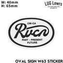 RVCA �롼�� ���ƥå��� OVAL SIGN W63 STICKER R26S002 ��������Ź������