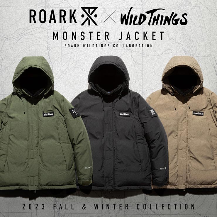 ̵2023ǯǥ 󥸥㥱å THE ROARK REVIVAL ХХ ROARK  WILDTHINGS - MONSTER JACKET RJJ970 TPE Ź