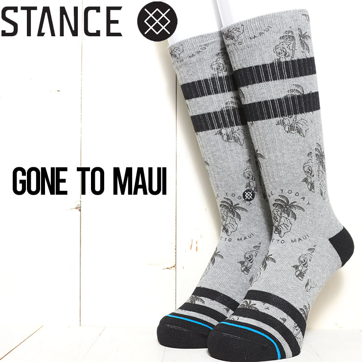 [����å��ݥ����б�] STANCE ������ GONE TO MAUI SOCKS ���å��� ���� ��˥��å��� A556D21GON