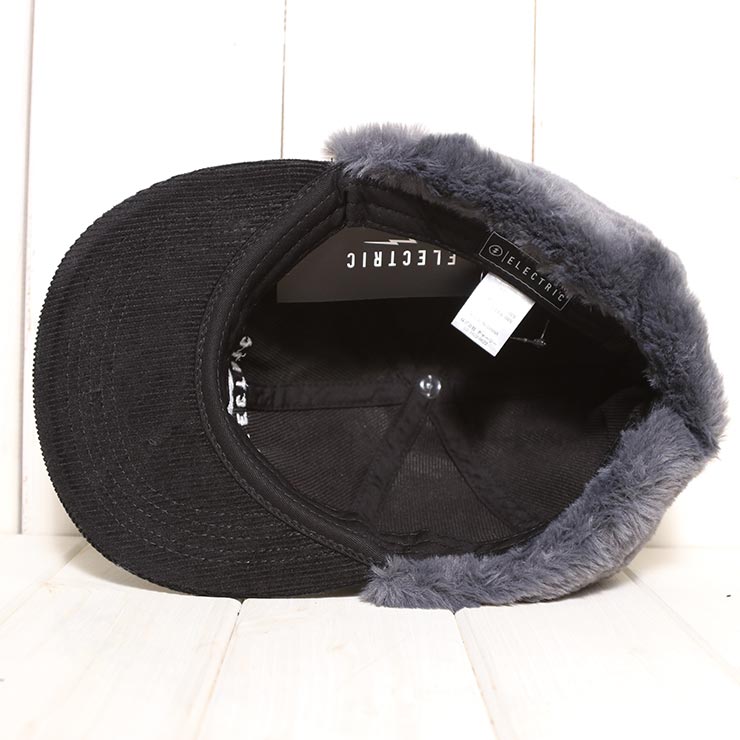 �����ǥ�����ܥ�����å�  ELECTRIC ���쥯�ȥ�å� CORDUROY BOA FLAT CAP E24FC13 BLK ��������Ź������