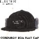 �����ǥ�����ܥ�����å�  ELECTRIC ���쥯�ȥ�å� CORDUROY BOA FLAT CAP E24FC13 BLK ��������Ź������