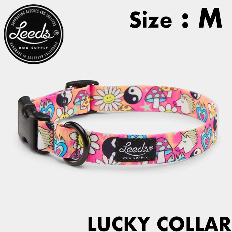 ���� ���� Leeds Dog Supply �꡼���ɥå����ץ饤 LUCKY COLLAR M������ ��������Ź������
