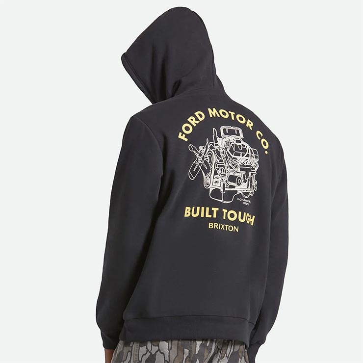 BRIXTON �֥ꥯ���ȥ� FORD����ܥ����ƥ� Ford Built Tough Fleece Hoodie �ץ륪���С��ѡ����� �ա��ǥ� 22870 BRTRB 25FW ��������Ź������