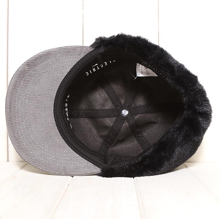 ������̵���ۥ����ǥ�����ܥ�����å�  ELECTRIC ���쥯�ȥ�å� CORDUROY BOA FLAT CAP E24FC13 GRY ��������Ź������