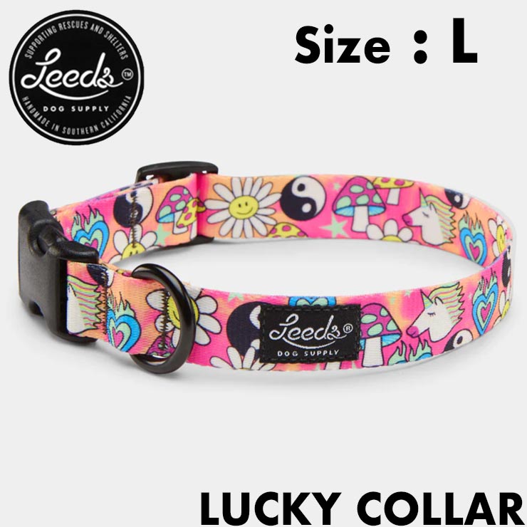̵ۼ  Leeds Dog Supply ꡼ɥåץ饤 LUCKY COLLAR L Ź