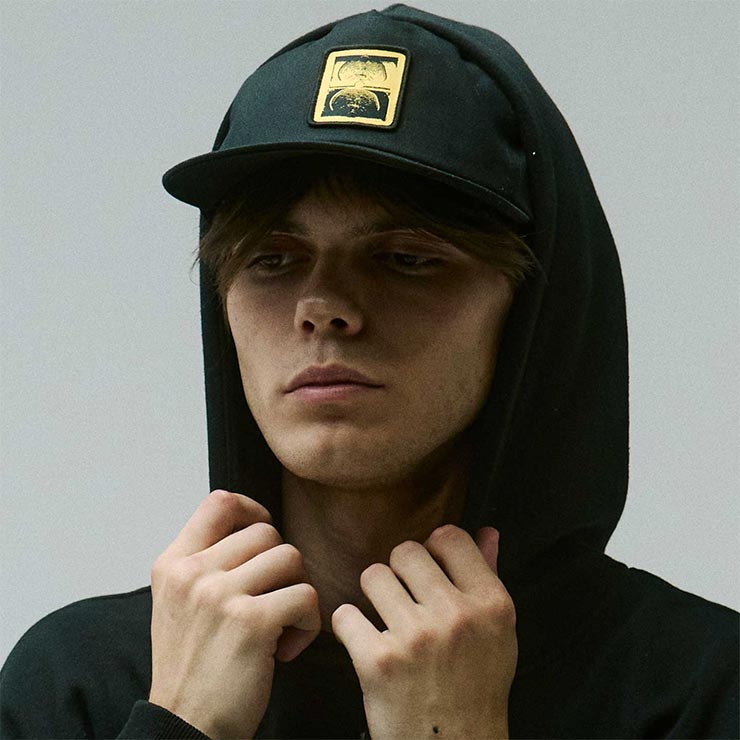 FORMER �ե����ޡ� CRUX PATCH CAP BLACK/YELLOW ���ʥåץХå�����å� ˹�� FHW-25102 25FA ��������Ź������