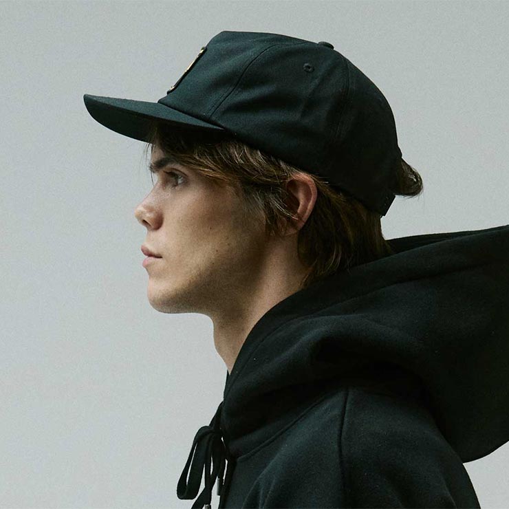 FORMER �ե����ޡ� CRUX PATCH CAP BLACK/YELLOW ���ʥåץХå�����å� ˹�� FHW-25102 25FA ��������Ź������