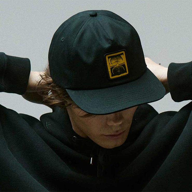 FORMER �ե����ޡ� CRUX PATCH CAP BLACK/YELLOW ���ʥåץХå�����å� ˹�� FHW-25102 25FA ��������Ź������
