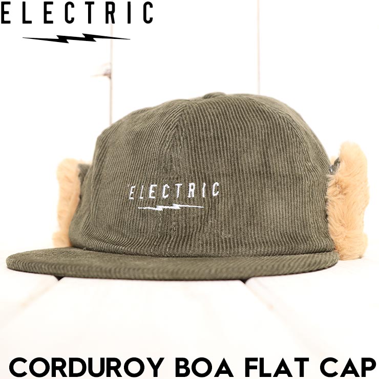 ̵ۥǥܥå  ELECTRIC 쥯ȥå CORDUROY BOA FLAT CAP E24FC13 OLV Ź