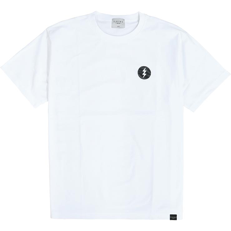 ELECTRIC ���쥯�ȥ�å� ȾµT����� �ɥ饤 �ۼ�®�� UV���å� �ܿ��䴶 �ɲ� VERTICAL LOGO DTCM DRY S/S TEE E25MT02 WHT ��������Ź������