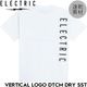 ELECTRIC ���쥯�ȥ�å� ȾµT����� �ɥ饤 �ۼ�®�� UV���å� �ܿ��䴶 �ɲ� VERTICAL LOGO DTCM DRY S/S TEE E25MT02 WHT ��������Ź������