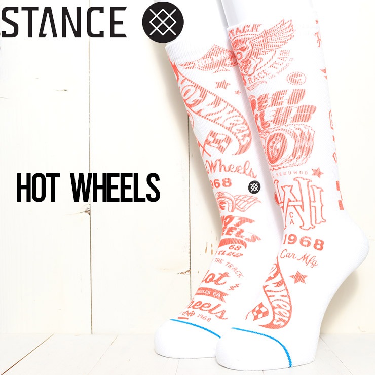 [����å��ݥ����б�] STANCE ������ HOT WHEELS SOCKS ���å��� ���� ��˥��å��� A558D21HWH