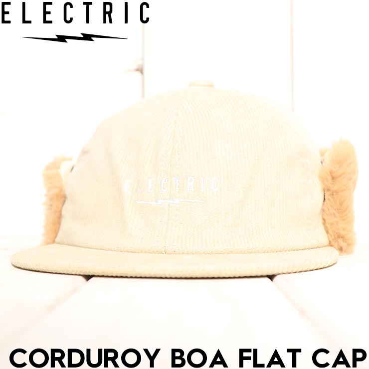 ������̵���ۥ����ǥ�����ܥ�����å�  ELECTRIC ���쥯�ȥ�å� CORDUROY BOA FLAT CAP E24FC13 TAN ��������Ź������