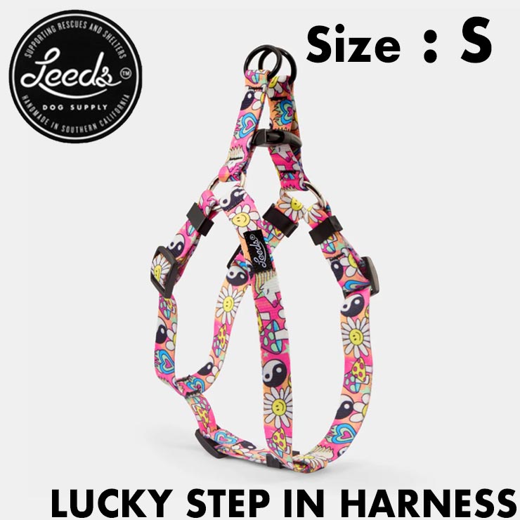 �ɥå��ϡ��ͥ� ���ѥϡ��ͥ� Leeds Dog Supply �꡼���ɥå����ץ饤 LUCKY STEP IN HARNESS  S������ ��������Ź������