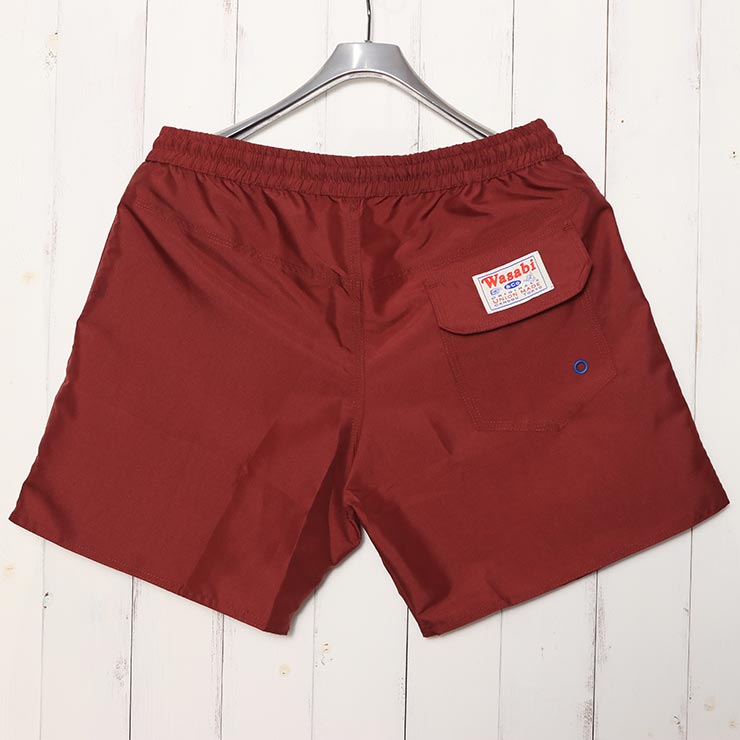 WASABI Original 掠 ϥ֥åɥ硼 ϡեѥ  WASABI TRUNKS MAROON Ź