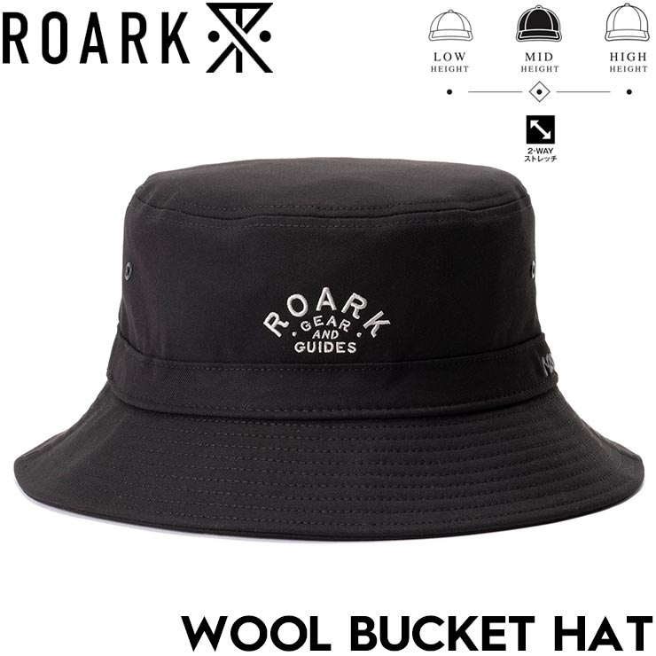 THE ROARK REVIVAL ХХ WOOL BUCKET HAT - MID Хåȥϥå ˹ RHJ1160-BLK Ź