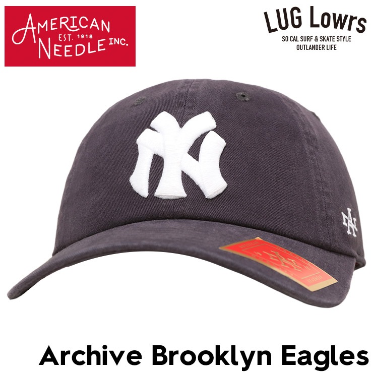 AMERICAN NEEDLE ����ꥫ��ˡ��ɥ� ����å� ��� ��ǥ����� �١����ܡ��륭��å� 6�ѥͥ륭��å� �ɽ�����å� �˥����꡼�� Archive Brooklyn Eagles SMU694B-BEAG NAVY ��������Ź������