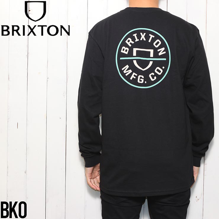 ������̵���ۥ��󥰥��꡼��T����� ����T BRIXTON �֥ꥯ���ȥ� CREST L/S TEE 16251