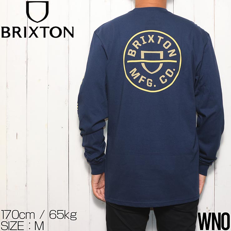 ������̵���ۥ��󥰥��꡼��T����� ����T BRIXTON �֥ꥯ���ȥ� CREST L/S TEE 16251