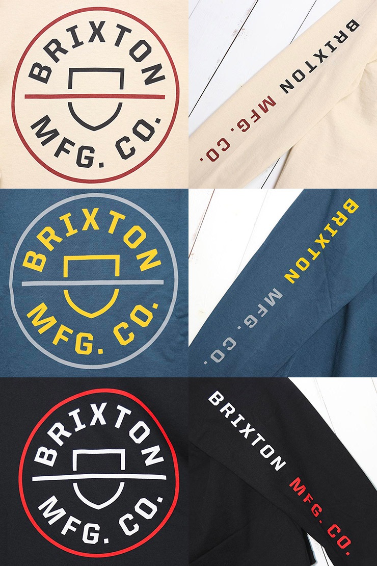 ������̵���ۥ��󥰥��꡼��T����� ����T BRIXTON �֥ꥯ���ȥ� CREST L/S TEE 16251