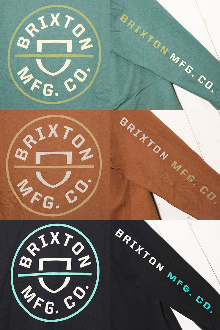 ������̵���ۥ��󥰥��꡼��T����� ����T BRIXTON �֥ꥯ���ȥ� CREST L/S TEE 16251